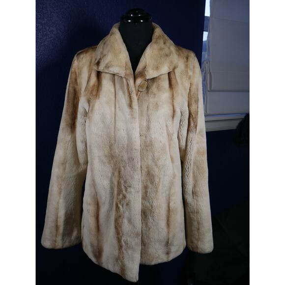 Private Label Jackets & Blazers - Stunning RARE Sheared Palomino Jaguar Mink Fur Coat Jacket